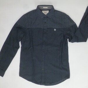 The Original Penguin Heritage Slim Fit Long Sleeve Button Down Shirt Small